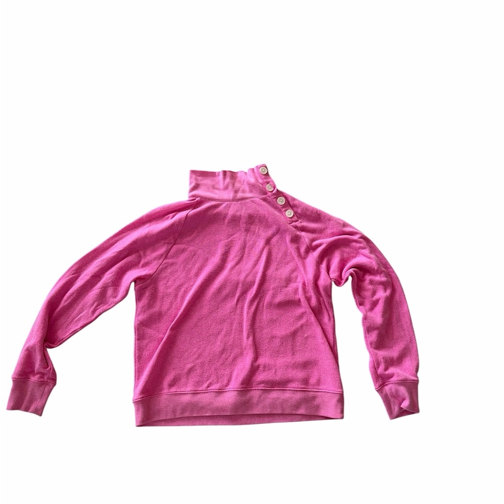 Pink mock neck‎ pullover